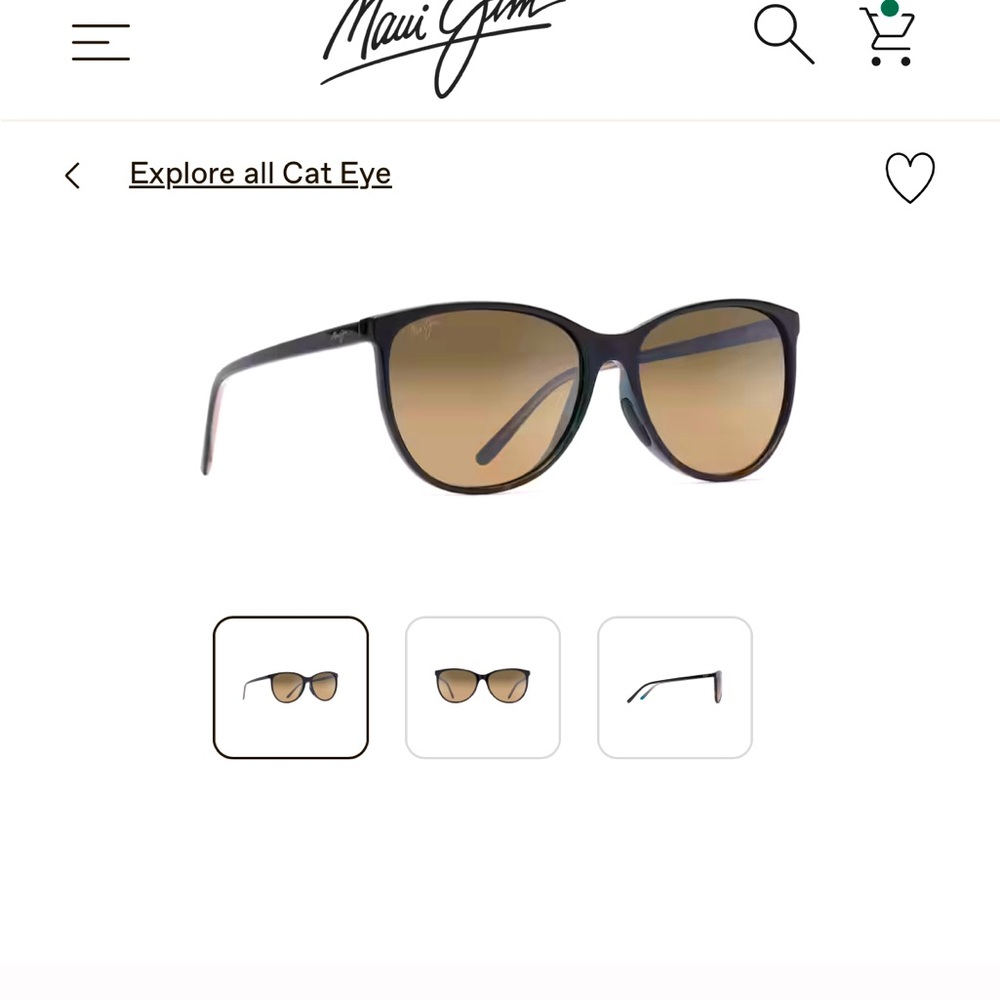 Maui Jim Ocean sunglasses. Blue tortoise.